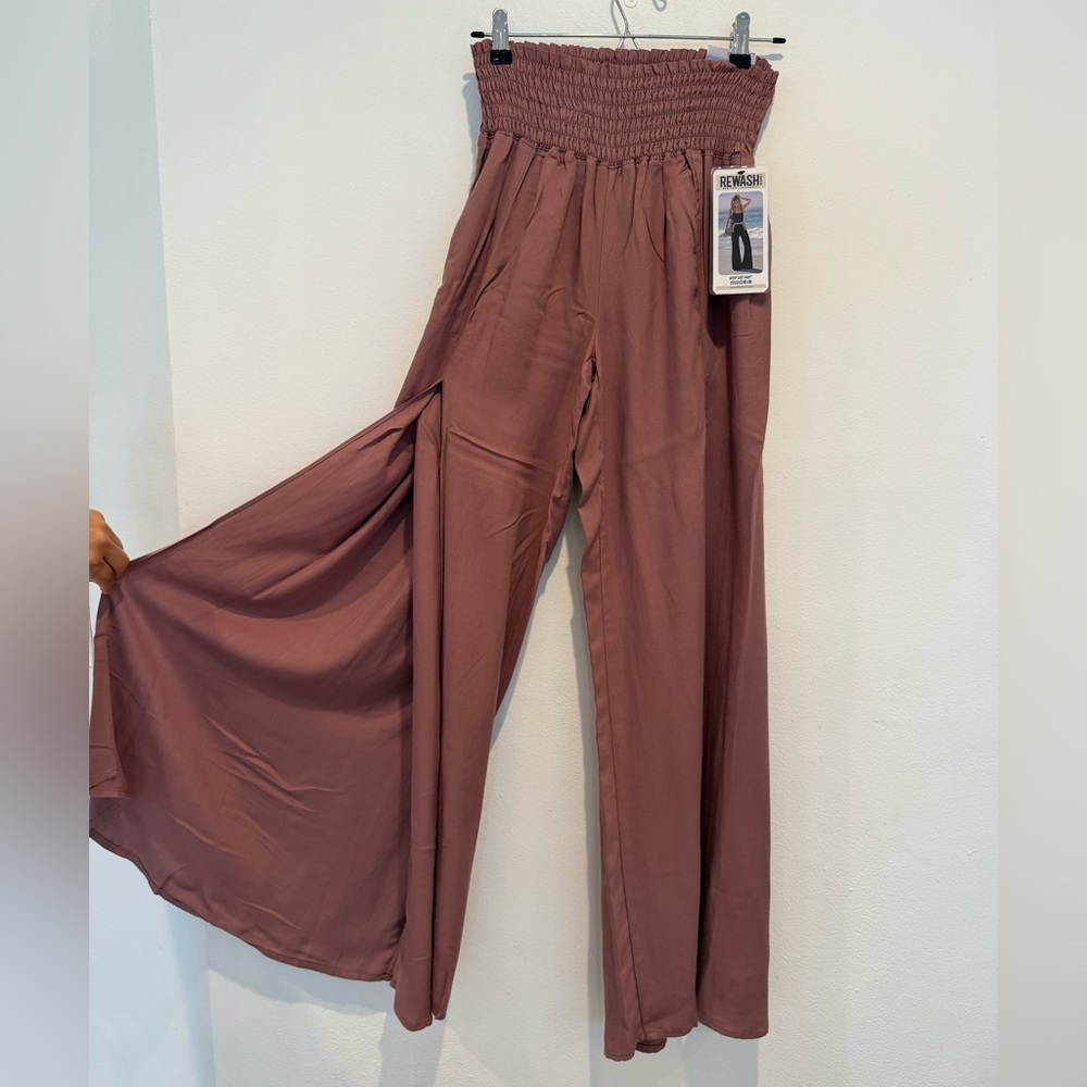 NWT REWASH Wide Leg Pants Size Large - Picture 2 of 7